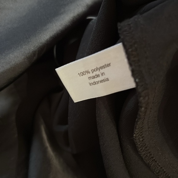 Lane Bryant Black A-Line Midi Skirt for Cocktail - size 16 - elastic waist - Picture 4 of 5